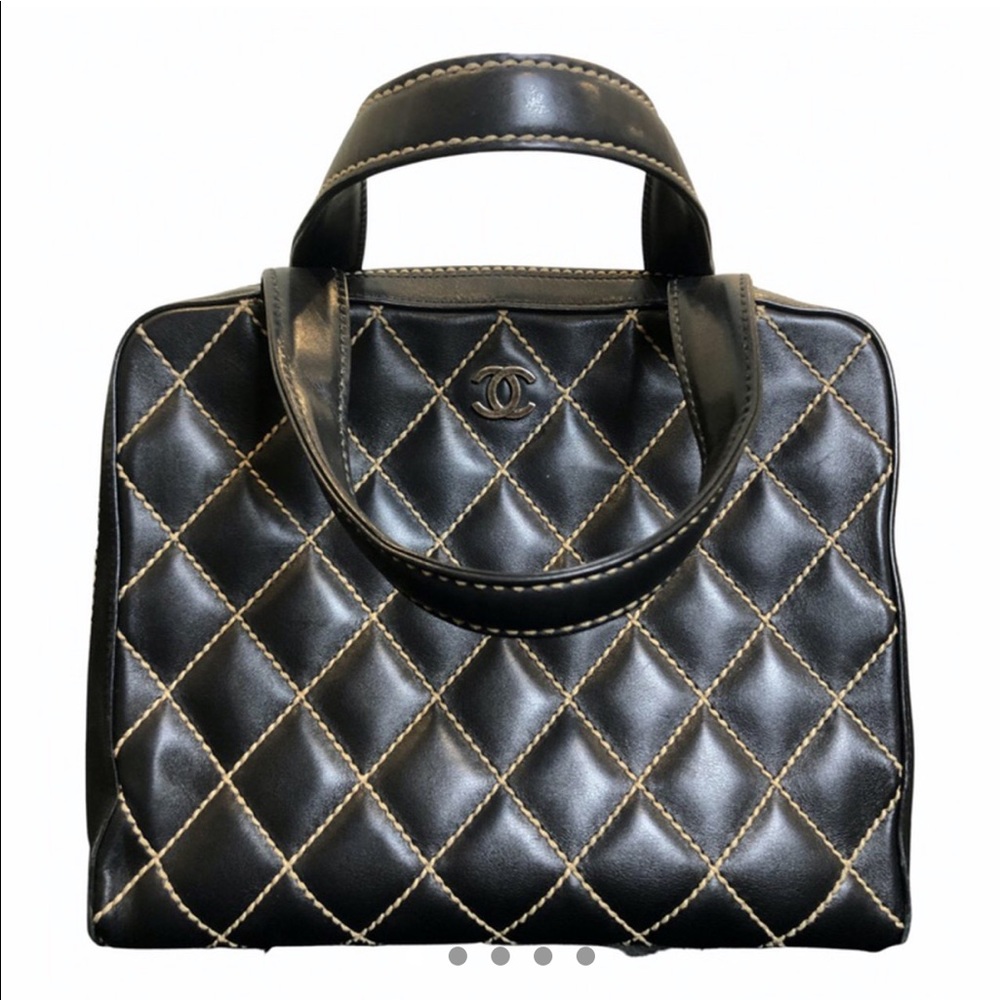‼️SOLD‼️ Chanel Surpique Bowler Bag